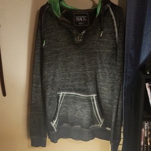 Buckle black, black and green jacket size medium